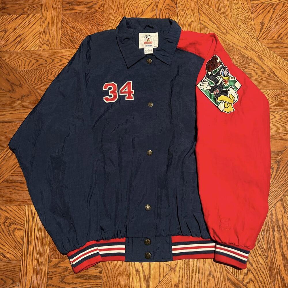 Incredibly Rare 90s Vintage Disney x Starter Two Tone Jacket!